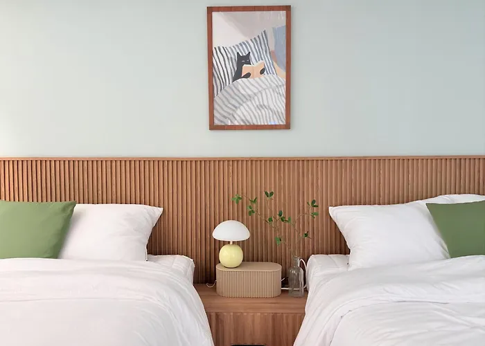 アパート New L Hongdae 3br L 4 Queen Beds L 5min Walk ソウル特別市