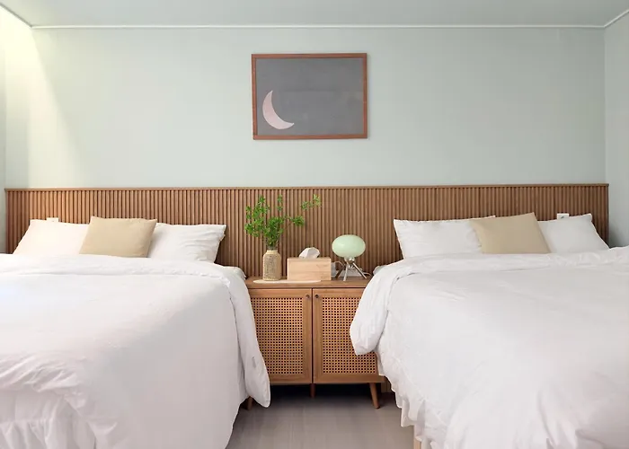 アパート New L Hongdae 3br L 4 Queen Beds L 5min Walk *