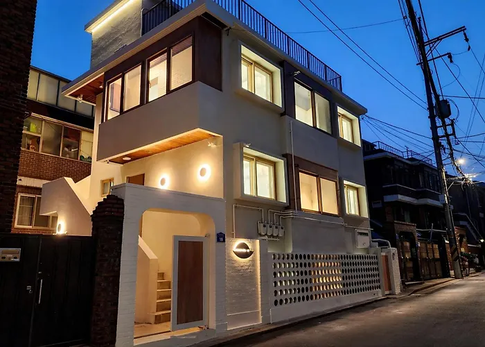 アパート New L Hongdae 3br L 4 Queen Beds L 5min Walk